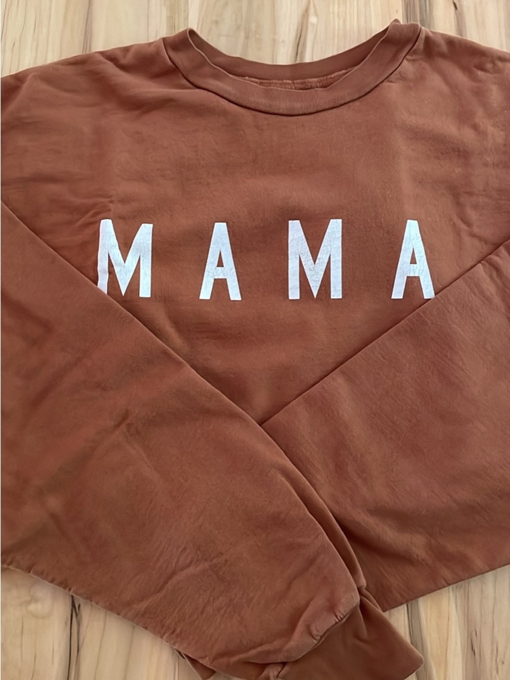 MAMA Graphic Sweatshirt - Rust